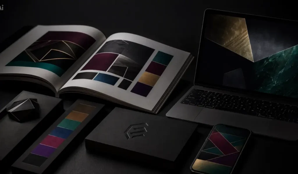 Brand identity design system for a U.S. business
