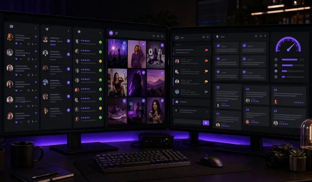 Community management and UGC for social media growth
