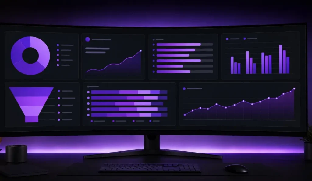 E-commerce marketing analytics and performance dashboard